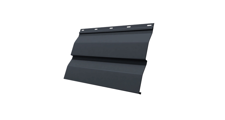 Корабельная Доска 0,265 GL 0.5 Satin с пленкой RAL 7024 мокрый асфальт