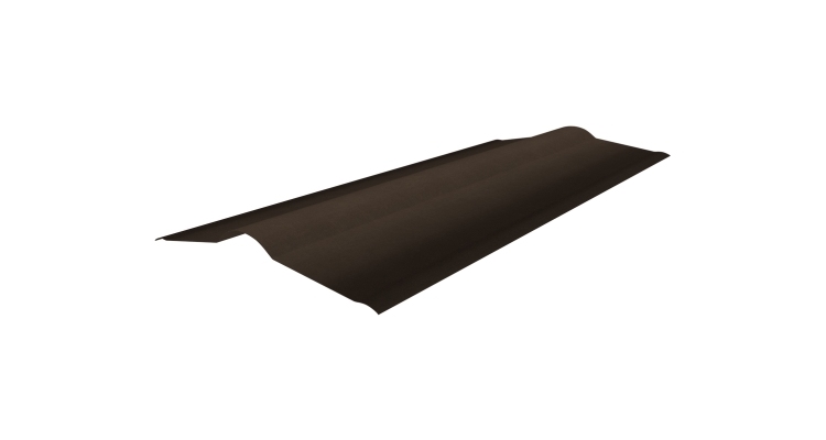 Конек Черепица Ондулин коричневый