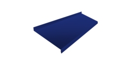 Отлив простой 250 0,45 PE с пленкой RAL 5002 ультрамариново-синий (2м)