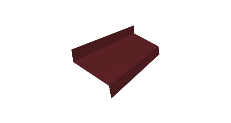 Отлив простой 50 0,45 Drap RAL 3005 красное вино (2м)