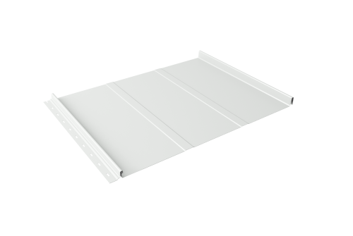 Кликфальц Line Grand Line 0.5 Satin с пленкой на замках RAL 9003 сигнальный белый