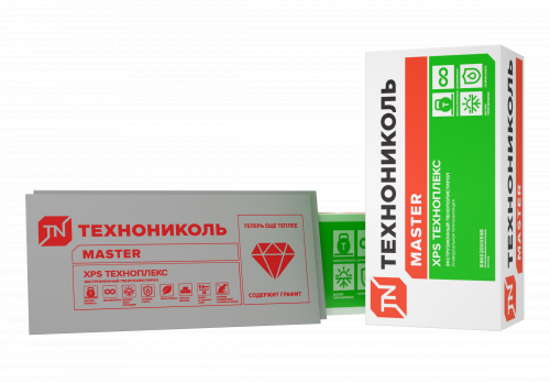 ТЕХНОПЛЕКС экструзионный пенополистирол XPS (0,274м3/уп.) 118х58см 100мм 4 шт