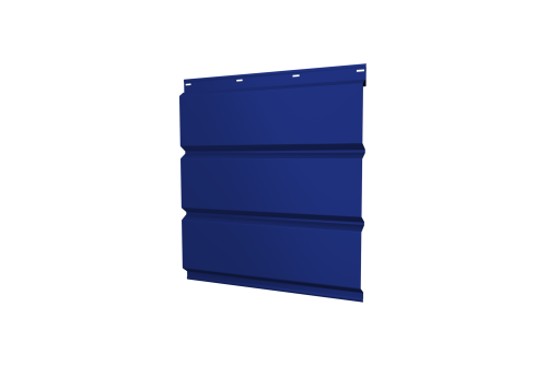 Софит металлический без перфорации 0,45 PE с пленкой RAL 5002 ультрамариново-синий