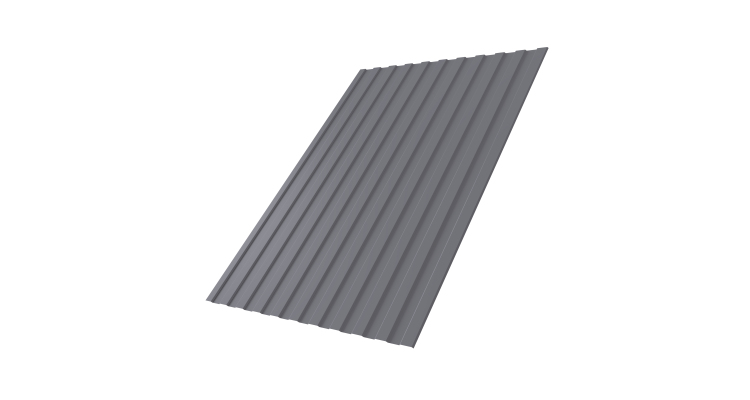 Профнастил С8А 0,45 Drap TX RAL 7004 сигнальный серый