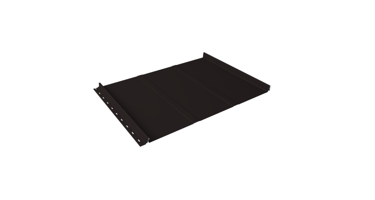 Кликфальц Line Grand Line 0.45 Drap ST с пленкой на замках RAL 9005 черный