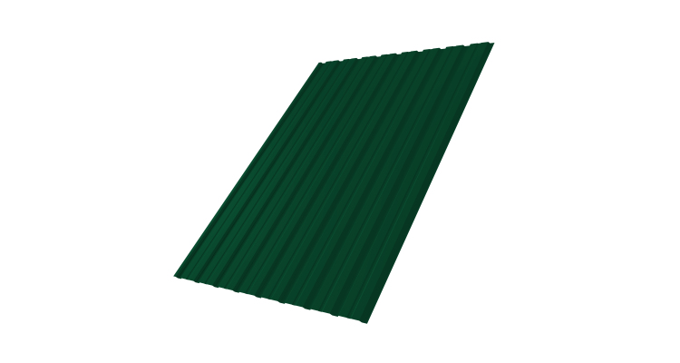 Профнастил С10В 0.45 PE RAL 6005 зеленый мох