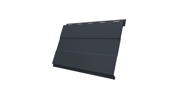 Вертикаль 0,2 prof 0.5 Velur X с пленкой RAL 7024 мокрый асфальт