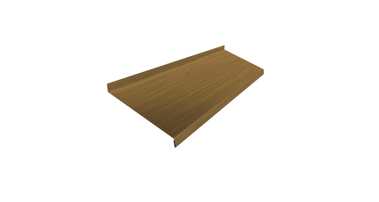 Отлив простой 200 0,45 Print Elite Honey Wood TwinColor (3м)