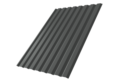 Профнастил С20A 0,5 Velur X RAL 7016 антрацитово-серый