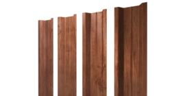 Штакетник П-образный В с прямым резом 0,45 Print Premium Rowan Fresh TwinColor