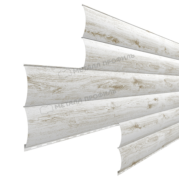 Сайдинг Металл Профиль Woodstock-Н-28х330 (ECOSTEEL_MA-01-Беленый Дуб-0.5)
