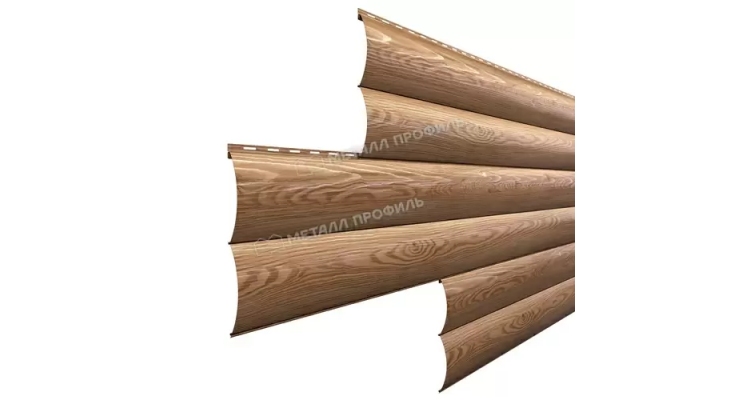 Сайдинг Металл Профиль Woodstock-Н-28х330 (ECOSTEEL_T-01-Кедр-0.5)