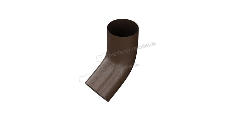 Колено сливное Металл Профиль Foramina Freeze D100 DarkBrown