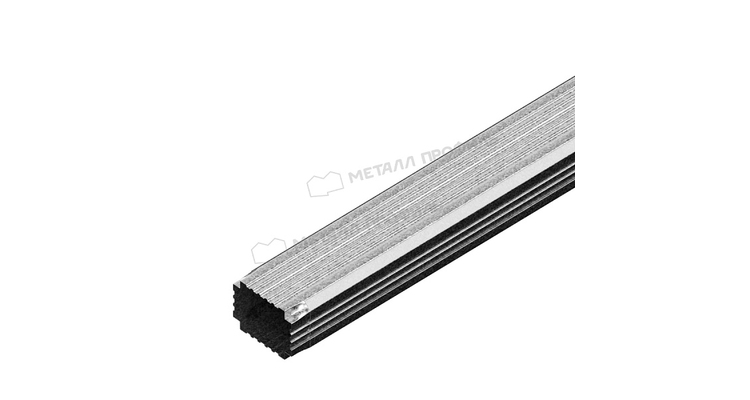 Труба водосточная Металл Профиль БЮДЖЕТ 76х102х2000 Цинк