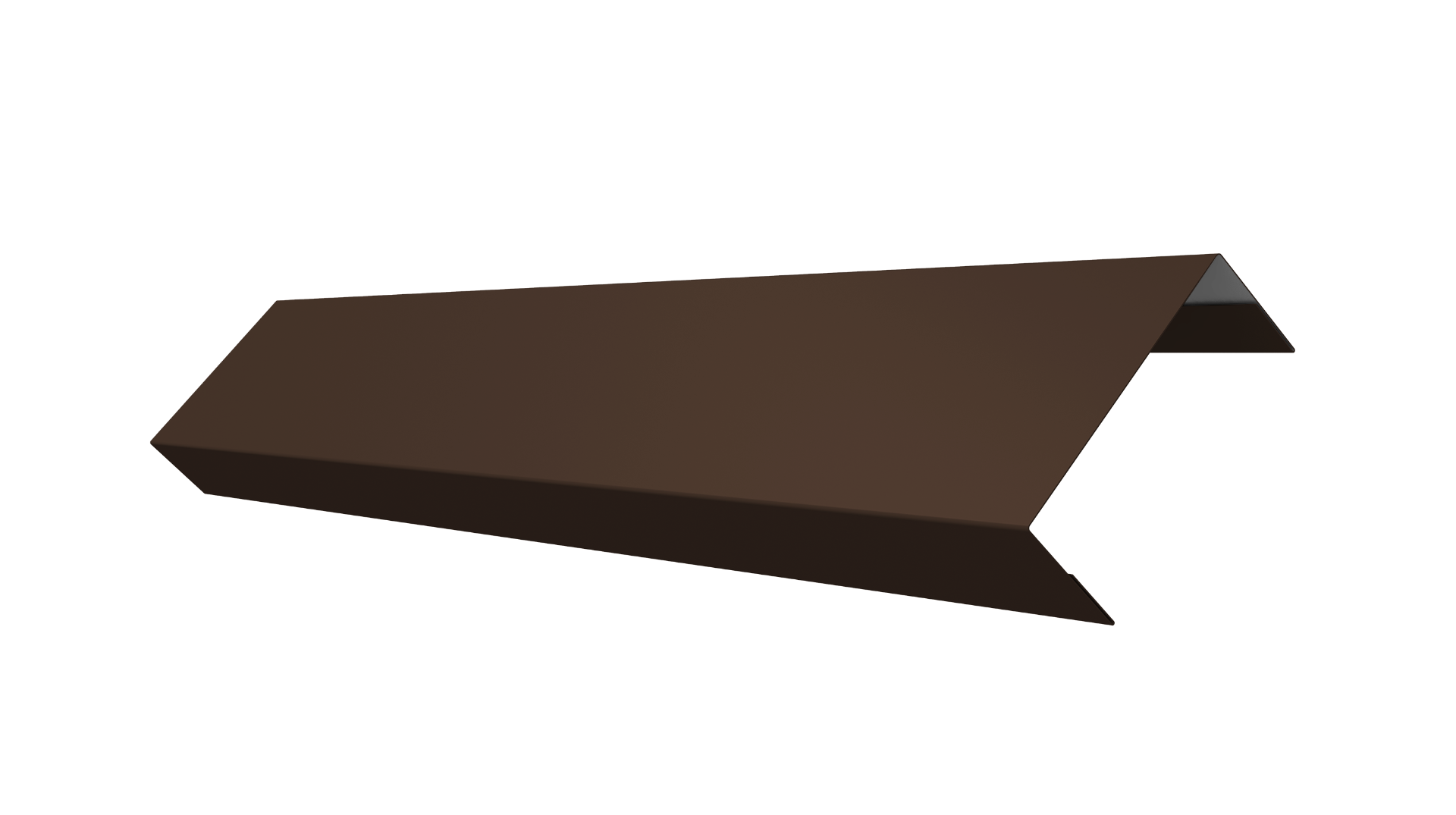 Ламель лицевая 50 забора жалюзи Texas 0.5 Satin с пленкой RAL 8017 шоколад