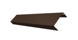 Ламель лицевая 50 забора жалюзи Texas 0.45 Drap TX RAL 8017 шоколад