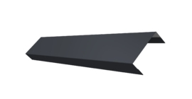 Ламель обратная 50 забора жалюзи Texas 0.5 Satin Matt с пленкой RAL 7024 мокрый асфальт