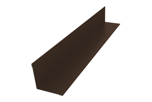 Угол внутренний 50х50 0,45 Drap TwinColor RAL 8017 шоколад (2м)