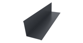 Угол внутренний 110х110 0,45 Drap TX RAL 7024 мокрый асфальт (3м)