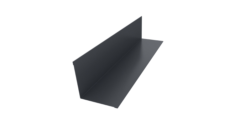 Угол внутренний 110х110 0,5 Satin Matt RAL 7024 мокрый асфальт (2м)