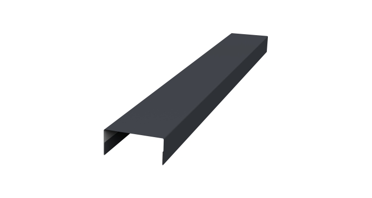 Крышка 30х15 жалюзи Texas 0,5 Satin RAL 7024 мокрый асфальт (2м)