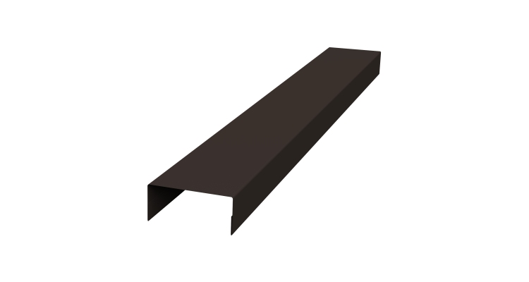 Крышка 45х20 жалюзи Texas 0,45 Drap TR RR 32 темно-коричневый (3м)