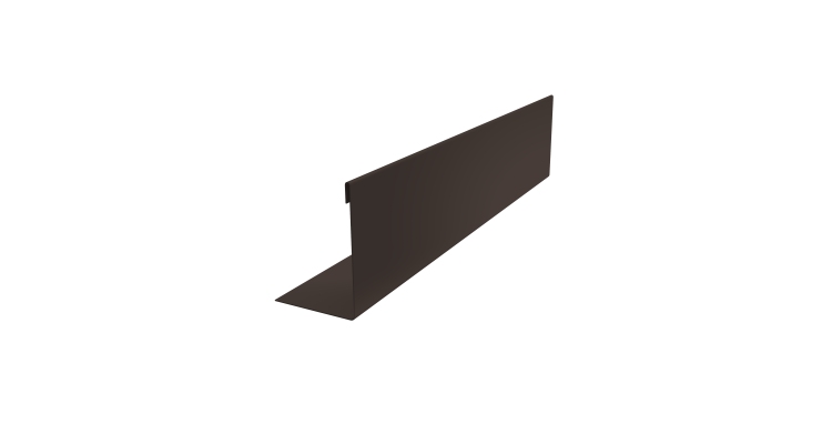 Нащельник 125 Texas 25х35 0,45 Drap-double TX RR 32 темно-коричневый (L1,8)