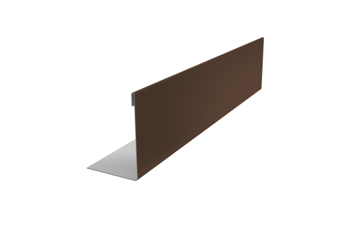 Нащельник 125 Texas 25х35 0,5 Satin RAL 8017 шоколад (L1,5)