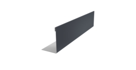 Нащельник 150 Texas 25х35 0,5 Drap TX RAL 7024 мокрый асфальт (L2,0)