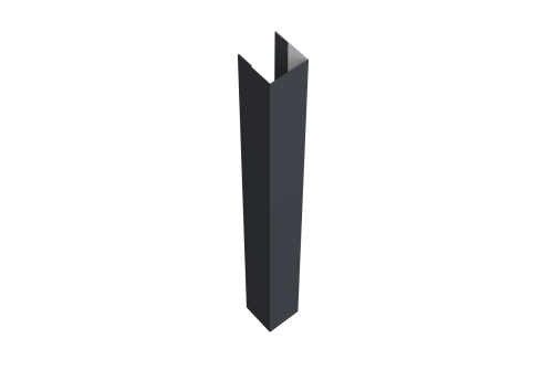 Стойка жалюзи Texas 0,5 Satin RAL 7024 мокрый асфальт (2м)