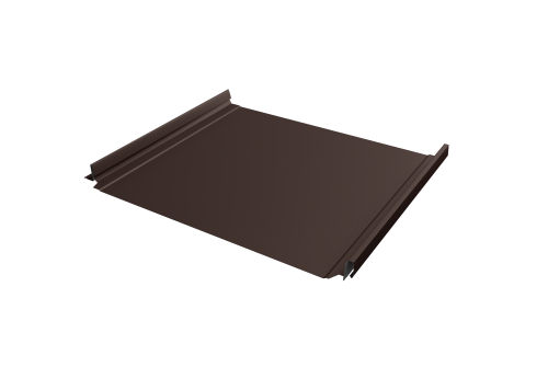 Кликфальц Pro Grand Line 0,5 PE с пленкой на замках RAL 8017 шоколад