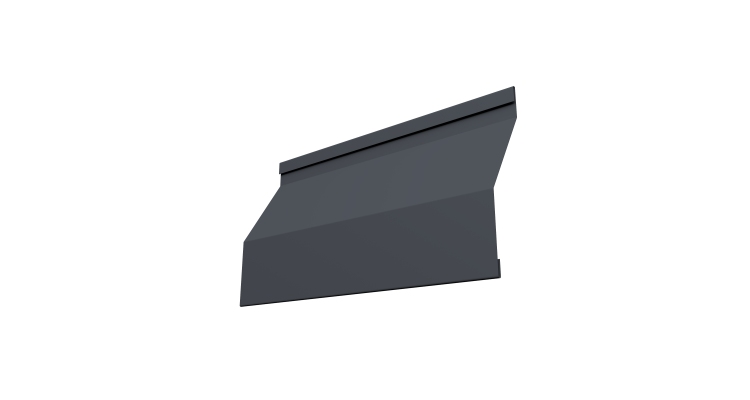 Ламель забора жалюзи Milan Slim 0,45 PE-Double RAL 7024 мокрый асфальт