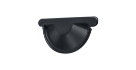 Заглушка торцевая универсальная GL PE 150 мм RAL 7024 мокрый асфальт