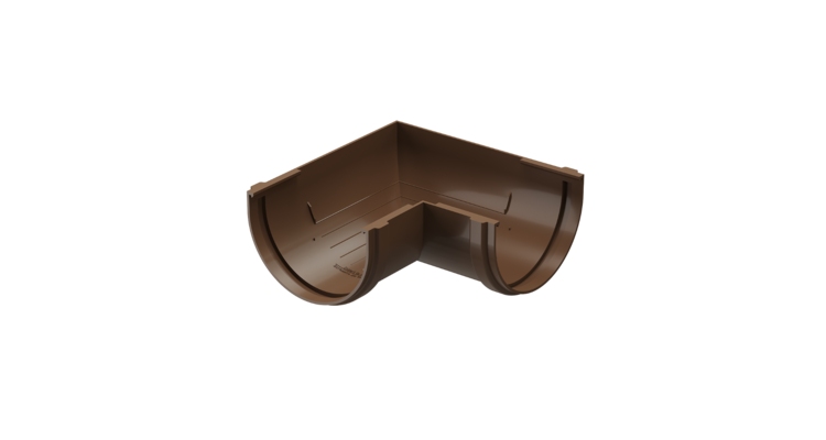Универсальный угол желоба 90° Standard, светло-коричневый